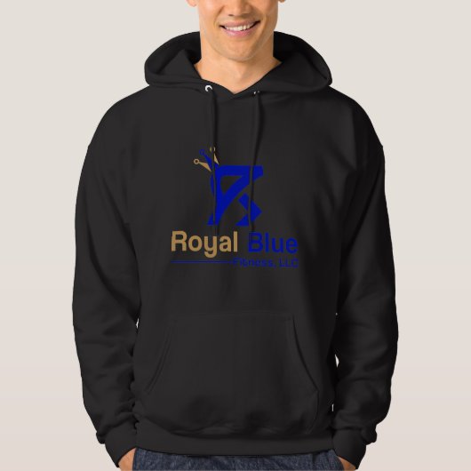 Royal Blue Fitness Sweat - shirt à capuche (Devant)