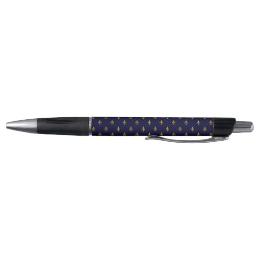 Royal Blue Fleur De Lis Pattern Pen (Bodem)