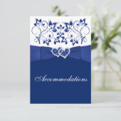 Royal Blue, Floral Blanc, Cartes Carrosserie (Debout devant)