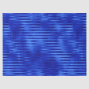 Royal Blue Folie Striped Hanukkah Tissuepapier