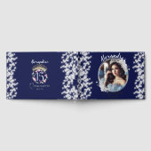 Royal Blue Foto  Boho Quinceañera Spaans Gastenboek (Volledig)