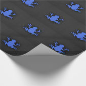 Royal Blue Frog Cadeaupapier (Hoek)