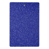Royal Blue Glitter Gymnastics Mini Klembord (Achterkant)