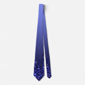 Royal Blue Glitter Necktie Stropdas (Voorkant)