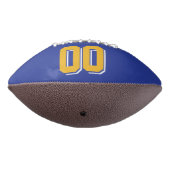 ROYAL BLUE GOLD EN WITTE Football (Gedraaid 270)