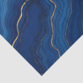 Royal Blue Gold Marble Collectie Tissuepapier (Detail)