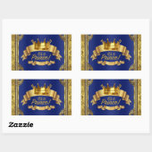 Royal Blue Gold Prince Bouteille d'eau Étiquettes (Feuille)