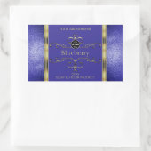 Royal Blue Gold Produit Étiquette Parties scintill (Sac)