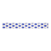 Royal Blue Graduation Cap met Tassels Afstuderen Lint (Voorkant)