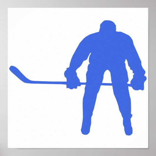 Royal Blue Hockey Poster (Voorkant)