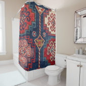 Royal Blue Kazak El Paso Vibes  Douchegordijn (In situ)