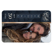 Royal Blue Luxe Flexible Magnet photo (Horizontal)