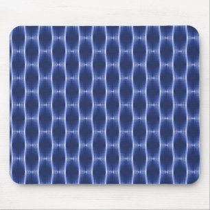 Royal Blue Metallic Ribbons Mousepad Muismat