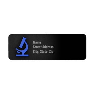 Royal Blue Microscoop Etiket