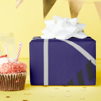 Royal Blue Modern Design Cadeaupapier