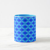 Royal Blue Modern Trendy Pattern Mok (Midden)