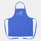 Royal Blue - monogrammed Schort (Voorkant)