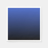 Royal Blue Ombre Servetten (Voorkant)