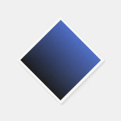 Royal Blue Ombre Servetten (Hoek)