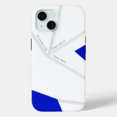 ROYAL BLUE ORIGAMI Case-Mate iPhone CASE (Achterkant)