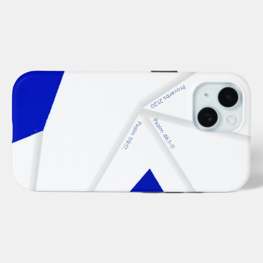 ROYAL BLUE ORIGAMI Case-Mate iPhone CASE (Achterkant (horizontaal))