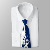 Royal Blue Paint Splatter Party Gift - Stropdas (Gebonden)