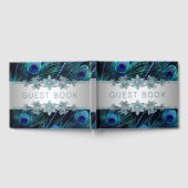Royal Blue Peacock Mariage Livre d'or (Complet)