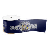 Royal Blue Quinceanera  Boho Spaans Lint (Spoel)