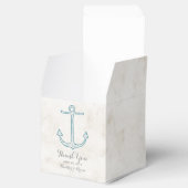Royal Blue Rustic Anchor Wedding Bedankdoosjes (Geopend)