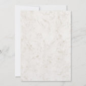 Royal Blue Rustic Starfish Wedding Invite Kaart (Achterkant)