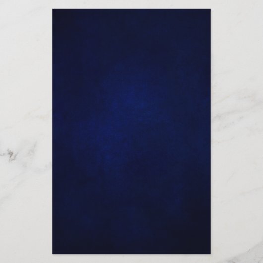 Royal Blue Rustic Sunflower Menu Mariage moderne (Dos)