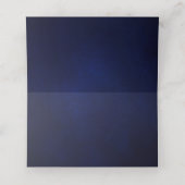 Royal Blue Rustic Sunflower Modern Floral Wedding (Binnenkant ongevouwen)