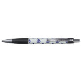 Royal Blue Sailboat Pattern Pen (Achterkant)