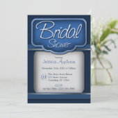 Royal Blue Sapphire : Invitations de douche nuptia (Debout devant)
