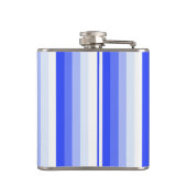 Royal blue schaduwstrepen heupfles (Achterkant)