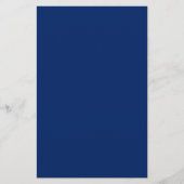 Royal Blue Solid Color Briefpapier (Voorkant)