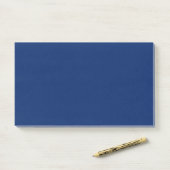 Royal Blue Solid Color Post-it® Notes (Op bureau)