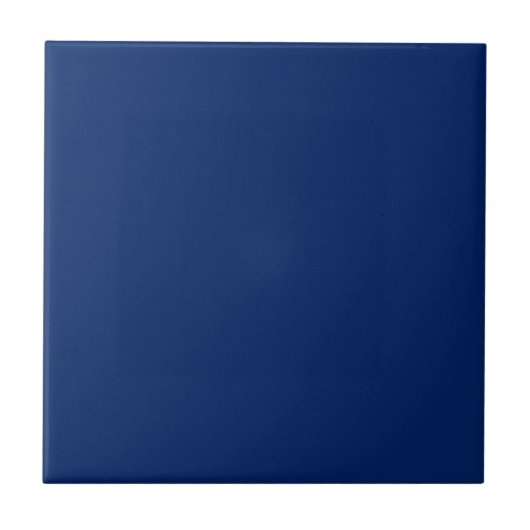 Royal Blue Solid Color Tegeltje (Voorkant)