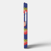Royal Blue Strawberry iPhone Case (Achterkant / Links)