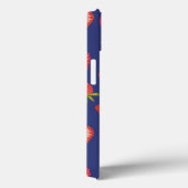 Royal Blue Strawberry iPhone Case (Achterkant / Rechts)