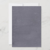 Royal Blue Vintage Chalkboard Invitations de maria (Dos)