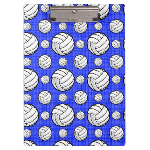 Royal Blue Volleyball Pattern Klembord