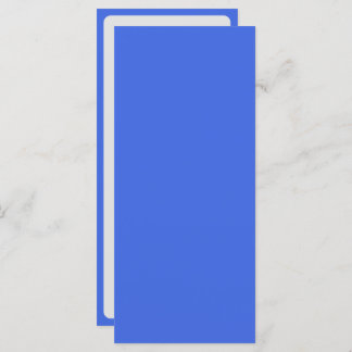 Royal Blue & White Menu avec bordure - Personnalis
