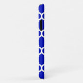 Royal Blue White Moroccan Quatrefoil Pattern #5 Case-Mate iPhone Case (Achterkant/rechts)