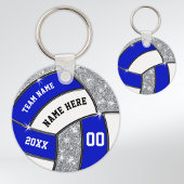 Royal Blue White - Sleutelhangers voor persoonlijk