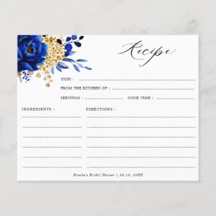 Royal Blue Yellow Gold Floral Vrijgezellenfeest Re