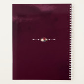 Royal Bourgogne Floral Mariage géométrique (Dos)