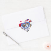 Royal British Baby Prince George Hart Sticker (Envelop)