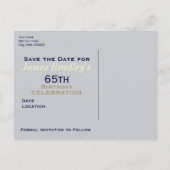 Royal British Band Carte de sauvegarde pour 65e an (Dos)