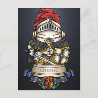 Royal Cat Chess Knight Piece Feestdagenkaart